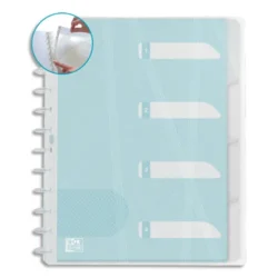 OXFORD Protège-documents Variozip OXFORD HAWAI A4 30 pochettes en PP incolore