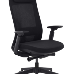 Fauteuil bureautique synchrone automatique, blocable 3 positions Translation d’assise Réglage de tension automatique