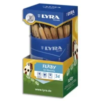 LYRA Pot de 36 crayons graphite Ferby Nature