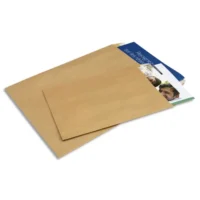 BONG Boîte de 500 pochettes kraft Adour brun auto-adhésives 90g format 176x250mm B5