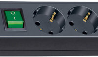 Multiprise brennstuhl « Eco-Line », 3 prises, noir