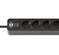 Brennstuhl Multiprise Ecolor, 4 prises, noir