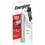 ENERGIZER Torche métal Led Gris autonomie 41 h portée 30 m avec deux piles AA fournies