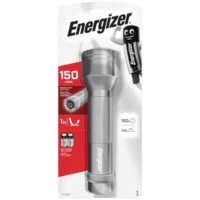 ENERGIZER Torche métal 2D 6 Led Gris autonomie 150 h portée 89 m fournie avec 2 piles D