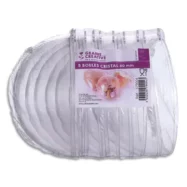 GRAINE CREATIVE Lot de 5 boules en plastique cristal à décorer, diamètre 80mm qualite alimentaire