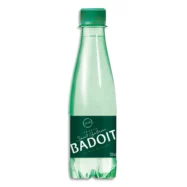 BADOIT Bouteille plastique d'eau pétillante 33 cl minérale