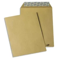 GPV Paquet de 50 pochettes kraft brun auto-adhésives 85g format C4 229 x 324 mm