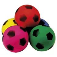 Balle en mousse diamètre 12 cm, 40 g, coloris assortis