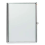 NOBO Vitrine d'affichage extérieure magnétique Premium Plus, fermeture à clé, capacité 9 feuilles, A4