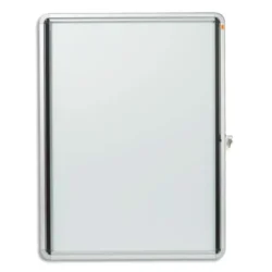 NOBO Vitrine d'affichage extérieure magnétique Premium Plus, fermeture à clé, capacité 9 feuilles, A4