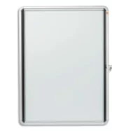 NOBO Vitrine d'affichage magnétique Premium Plus, fermeture à clé, capacité 9 feuilles, A4