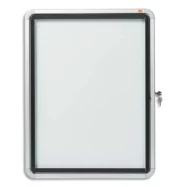 NOBO Vitrine d'affichage extérieure magnétique Premium Plus, fermeture à clé, capacité 4 feuilles, A4