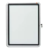 NOBO Vitrine d'affichage extérieure magnétique Premium Plus, fermeture à clé, capacité 4 feuilles, A4