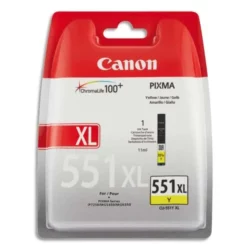 CANON Cartouche Jet d'encre Jaune 551XL