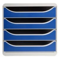 EXACOMPTA Module de classement Big box Gris/Bleu