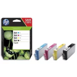 HP Multipack Jet d'encre Noir+couleur 364