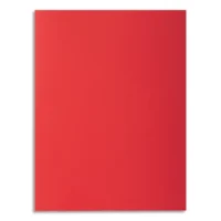 EXACOMPTA Paquet de 100 chemises ROCK'S en carte 210 grammes coloris Rouge
