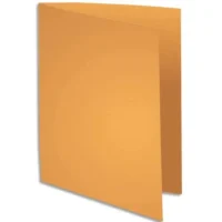 EXACOMPTA Paquet de 100 chemises ROCK'S en carte 210 grammes coloris Ocre