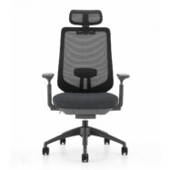 Fauteuil bureautique synchrone Réglable en hauteur par lift (KGS) Structure assise coloris gris,