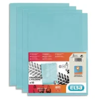 OXFORD Sachet de 10 pochettes-coin Fard'liss incolore en PVC lisse 20/100e. Format A4. Coloris vert