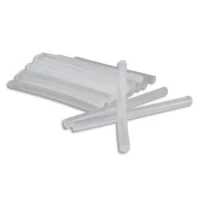 O COLOR Sachet de 25 bâtons de colle forte transparente pour pistolet, diamètre 7 mm, longueur 10 cm