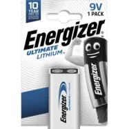 ENERGIZER Pile Ultimate Lithium 9V 6LR61, pack de 1 pile