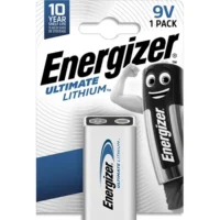 ENERGIZER Pile Ultimate Lithium 9V 6LR61, pack de 1 pile