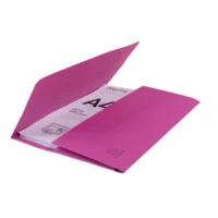 EXACOMPTA Paquet 50 chemises à poche FOREVER en carte recyclée 290g. Coloris Rose vif