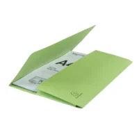EXACOMPTA Paquet 50 chemises à poche FOREVER en carte recyclée 290g. Coloris Vert vif