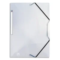 OXFORD Chemise 3 rabats et élastiques HAWAI en polypropylène 5/10e. Coloris incolore