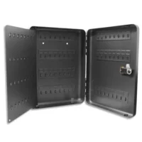 RESKAL Armoire à clés pour 120 clés, serrure à combinaison. Dimensions : L28 x H37 x P7,5 cm.