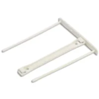 BANKERS BOX Boîte de 100 attaches plastique pour archivage + une poignée de transfert plastique. Blanc.
