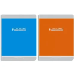 Cahiers CONQUERANT 90g/carte vernie/Piqûre 17x22 cm/48 pages SEYES