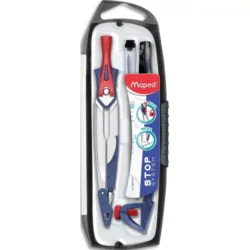 MAPED Coffret 5 pièces compas Stop system