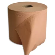 Lot de 2 Bobine d'essuyage 2 plis 1000 formats 30 x 21 cm - L300 m, bobine D25 cm chamois Eco