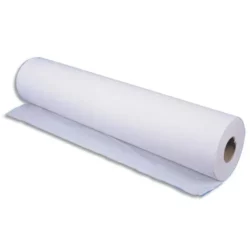 Lot de 12 Rouleaux Draps d'examen 2 plis 135 formats 34 x 50 cm - L45,9 m, bobine D10,5 cm Blanc