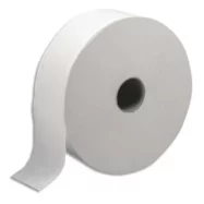 TORK Paquet de 6 rouleaux de Papier toilette Jumbo 2 plis pure cellulose, 1900 formats L380m Blanc