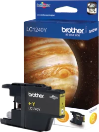 BROTHER cartouche Jet d'encre Jaune LC1240Y