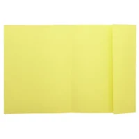 EXACOMPTA Paquet 100 chemises 1 rabat carte 160g SUPER 180. Coloris Jaune canari