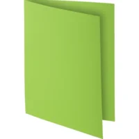 EXACOMPTA Paquet de 100 sous-chemises ROCK'S en carte 80 grammes coloris Vert clair
