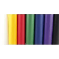 CLAIREFONTAINE Rouleau de papier Kraft couleur 65g. Format 3x0,7m. Coloris vifs assortis en présentoir