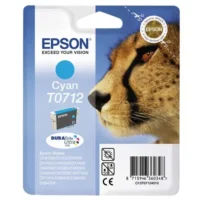 EPSON Cartouche Jet d'Encre DURABrite Ultra Cyan "Guépard'' - C13T07124012