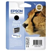 EPSON Cartouche Jet d'Encre DURABrite Ultra Noir "Guépard'' - C13T07114012