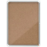 NOBO Vitrine d'affichage porte battante Premium Plus - en liège - 9 x A4 - 1902564