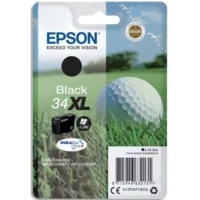 EPSON Cartouche Jet d'Encre DURABrite Ultra Black XL "Balle de Golf'' 34 - C13T34714010
