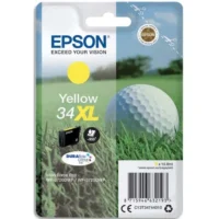 EPSON Cartouche Jet d'Encre DURABrite Ultra Yellow XL "Balle de Golf'' 34 - C13T34744010