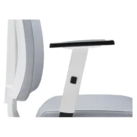 Paire d'accoudoirs réglables noirs et blanc pour sièges Navigo