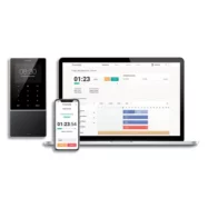 TIMEMOTO Pointeuse-Badgeuse TimeMoto TM-818, 2000 utilisateurs, touches tactiles, écran 3,5'' 125-0587