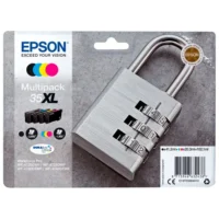 EPSON Multipack Cartouches Jet d'Encre DURABrite Ultra 4couleurs N/C/M/J "Cadenas'' 35XL - C13T35964010