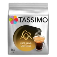 TASSIMO Sachet 16 doses de café L'OR Long Classique
